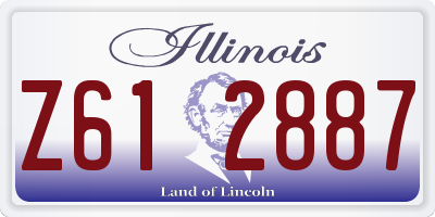IL license plate Z612887