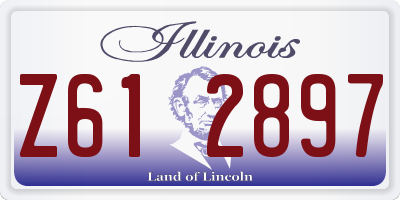 IL license plate Z612897
