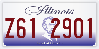 IL license plate Z612901