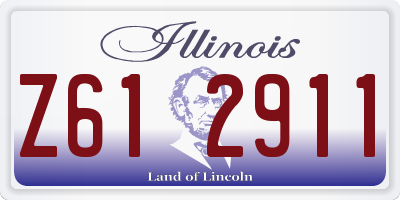 IL license plate Z612911