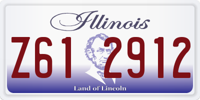 IL license plate Z612912