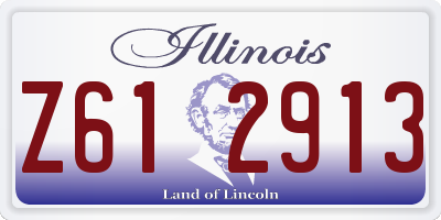 IL license plate Z612913