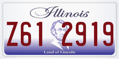 IL license plate Z612919