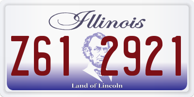 IL license plate Z612921