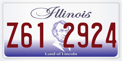 IL license plate Z612924