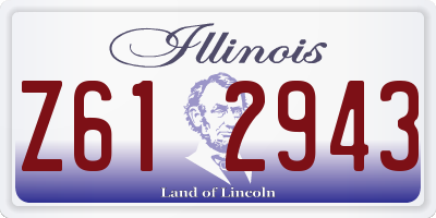 IL license plate Z612943