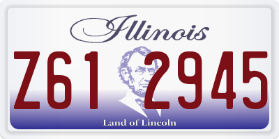 IL license plate Z612945