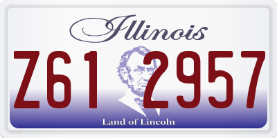 IL license plate Z612957