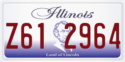 IL license plate Z612964