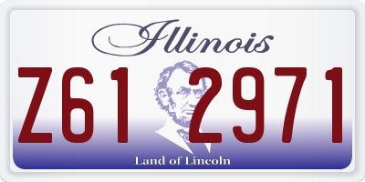 IL license plate Z612971