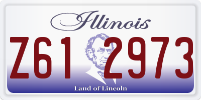 IL license plate Z612973