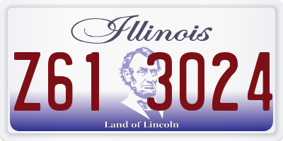 IL license plate Z613024