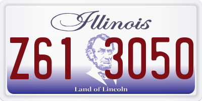IL license plate Z613050
