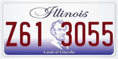 IL license plate Z613055