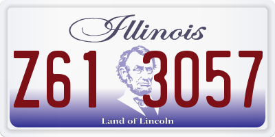 IL license plate Z613057
