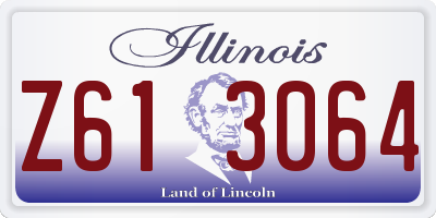 IL license plate Z613064