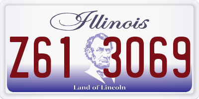 IL license plate Z613069