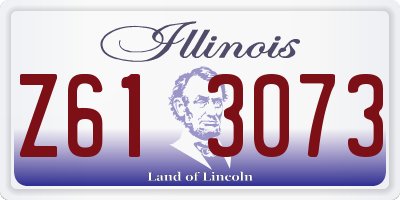 IL license plate Z613073