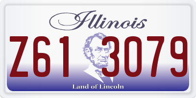 IL license plate Z613079