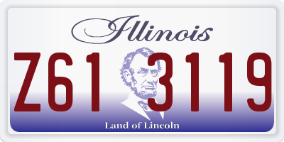 IL license plate Z613119