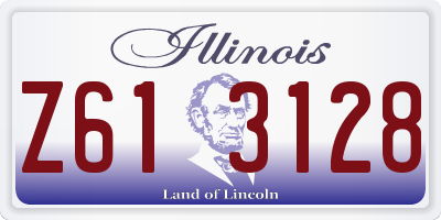 IL license plate Z613128
