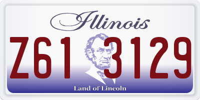 IL license plate Z613129