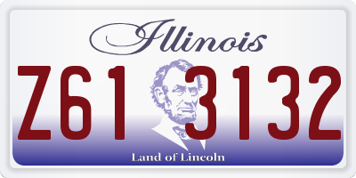 IL license plate Z613132
