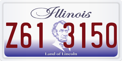 IL license plate Z613150