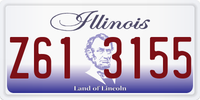 IL license plate Z613155