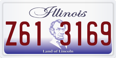 IL license plate Z613169