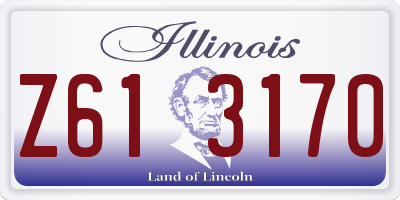 IL license plate Z613170