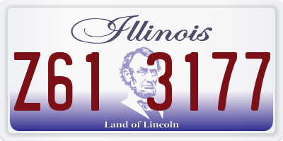 IL license plate Z613177