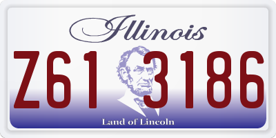 IL license plate Z613186