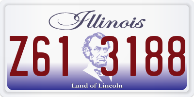 IL license plate Z613188