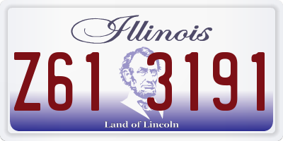 IL license plate Z613191