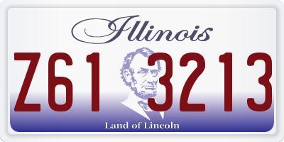 IL license plate Z613213