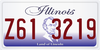 IL license plate Z613219