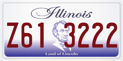 IL license plate Z613222