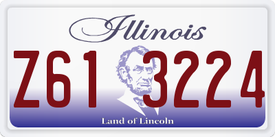 IL license plate Z613224