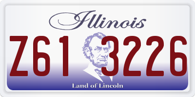 IL license plate Z613226