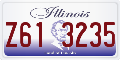 IL license plate Z613235