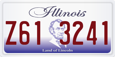 IL license plate Z613241