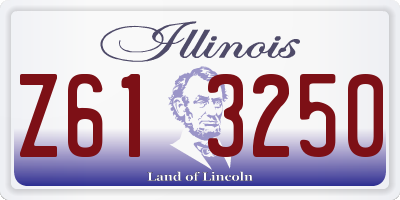 IL license plate Z613250