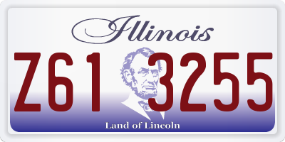 IL license plate Z613255