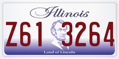 IL license plate Z613264