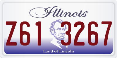 IL license plate Z613267