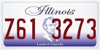IL license plate Z613273