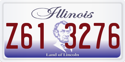 IL license plate Z613276