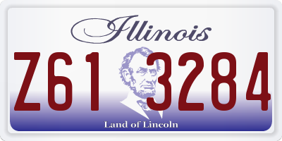 IL license plate Z613284