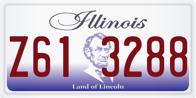 IL license plate Z613288